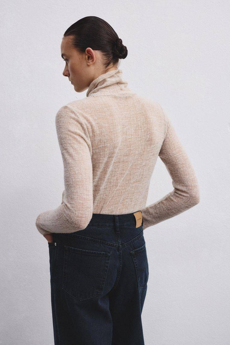 Pomandere Dolcevita in jersey jacquard di lana Affare Del Giorno