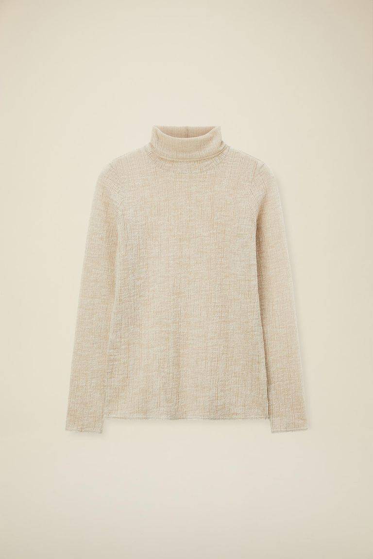 Pomandere Dolcevita in jersey jacquard di lana Affare Del Giorno