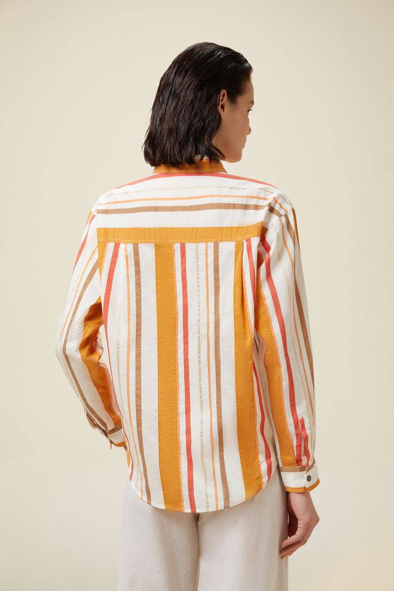 Pomandere Camicia a righe con taschino Novità