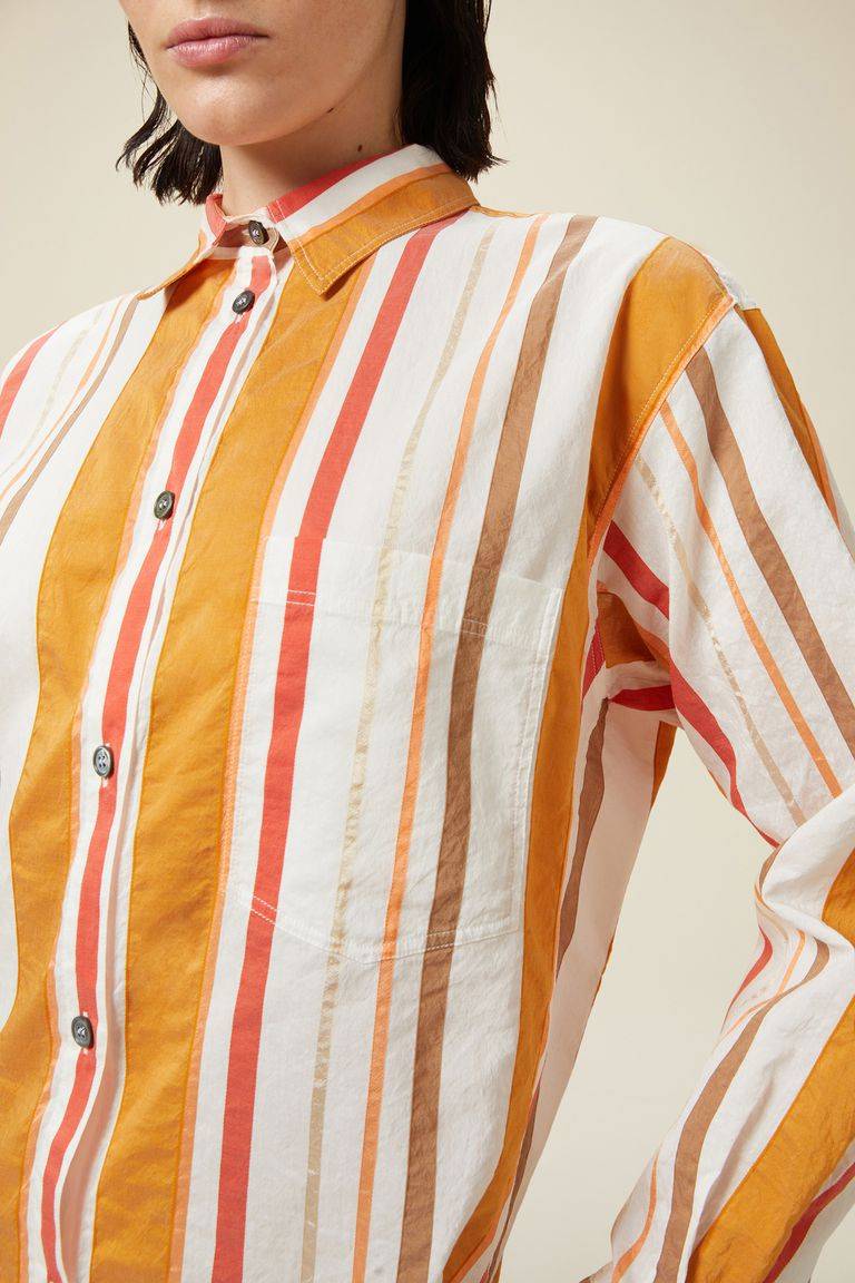 Pomandere Camicia a righe con taschino Novità