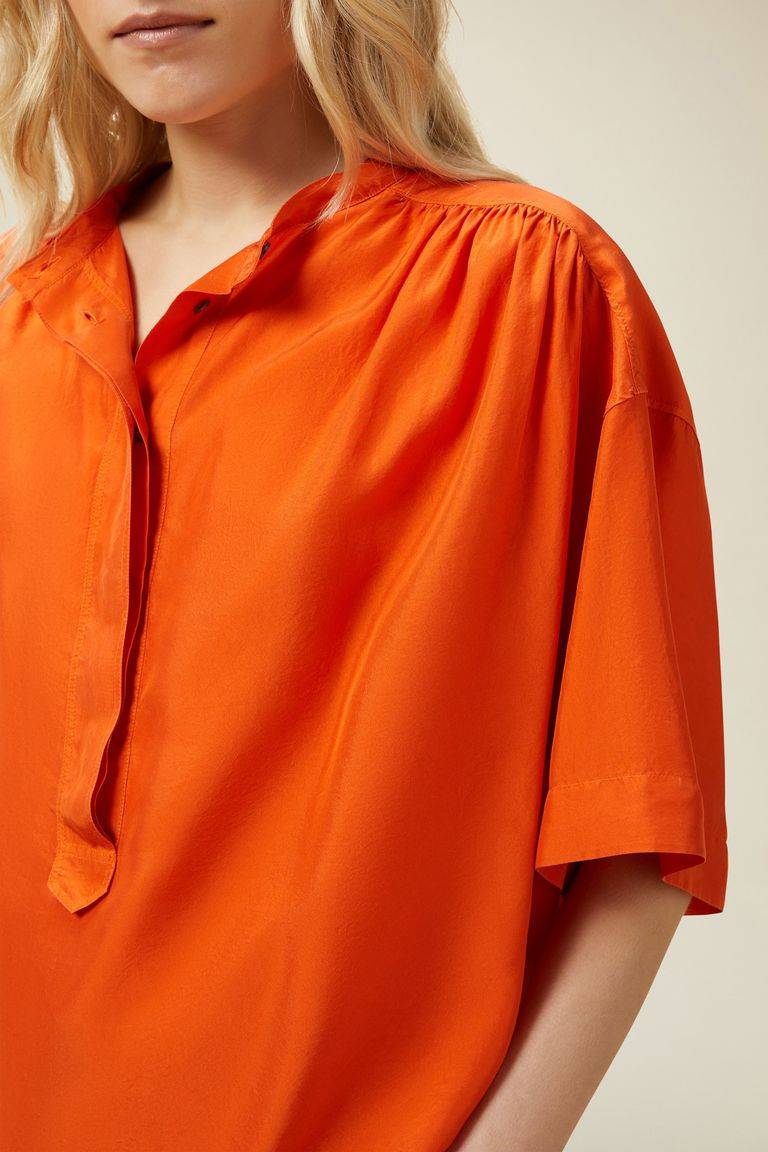 Pomandere Camicia con abbottonatura a polo Presa