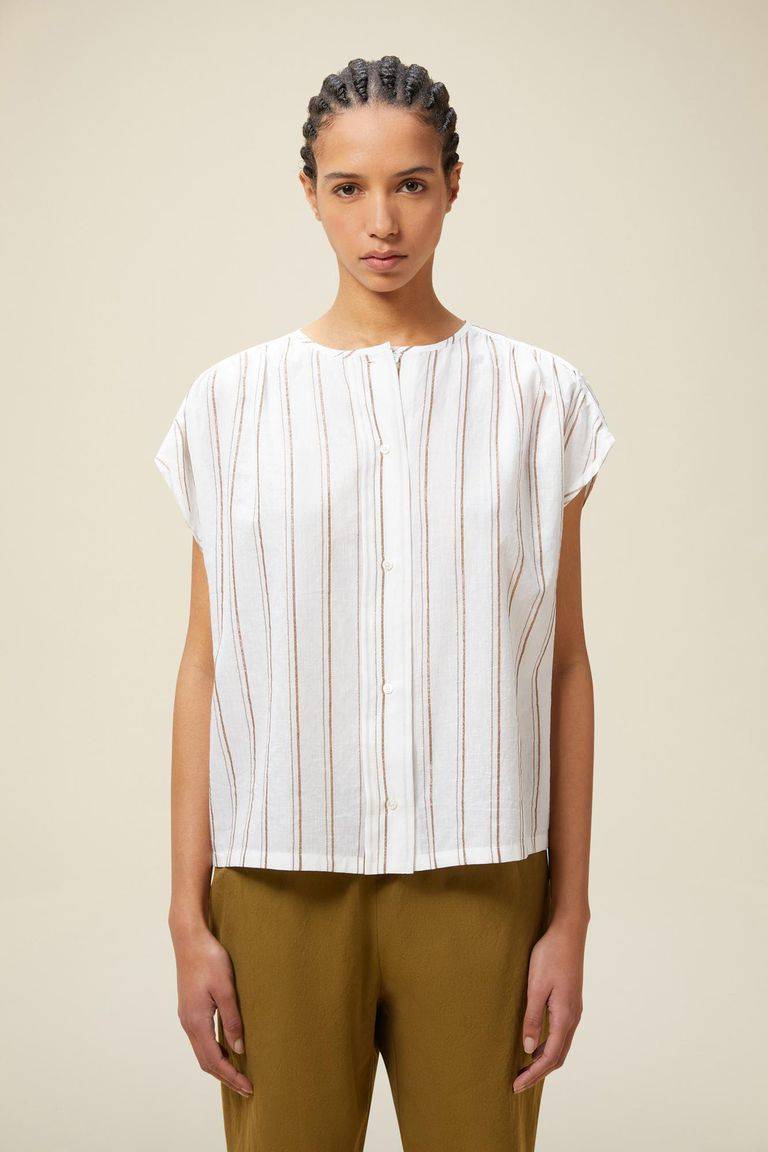 Pomandere Top rigato lurex Offerta