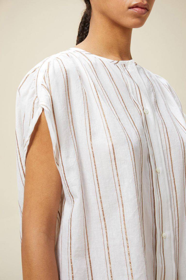 Pomandere Top rigato lurex Offerta