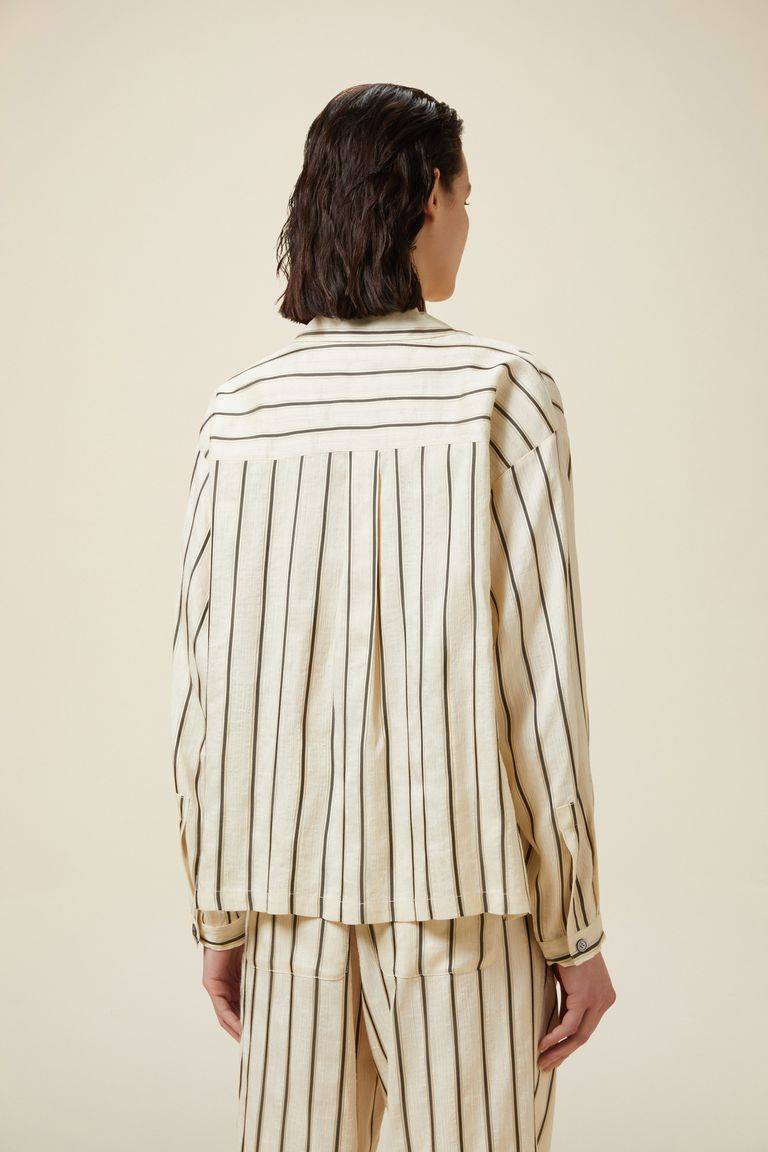 Pomandere Camicia pijama rigata Online