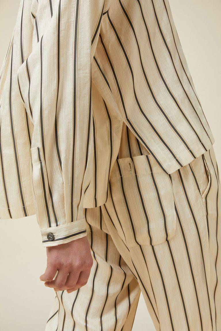 Pomandere Camicia pijama rigata Online
