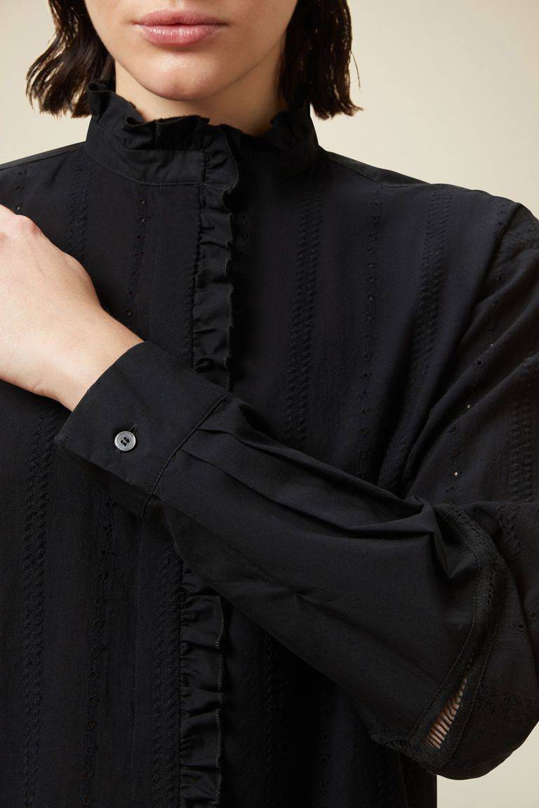 Pomandere Camicia con rouches Saldi Di Fabbrica