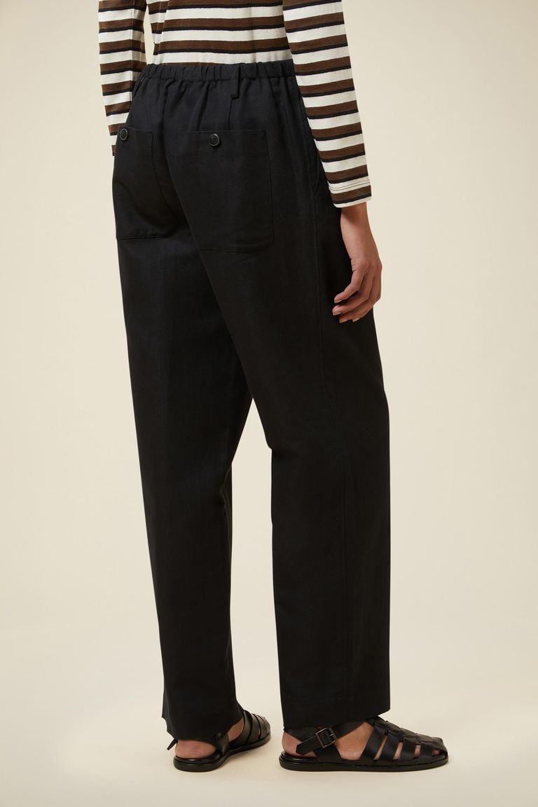 Pomandere Pantalone con elastico in vita e coulisse Nuova
