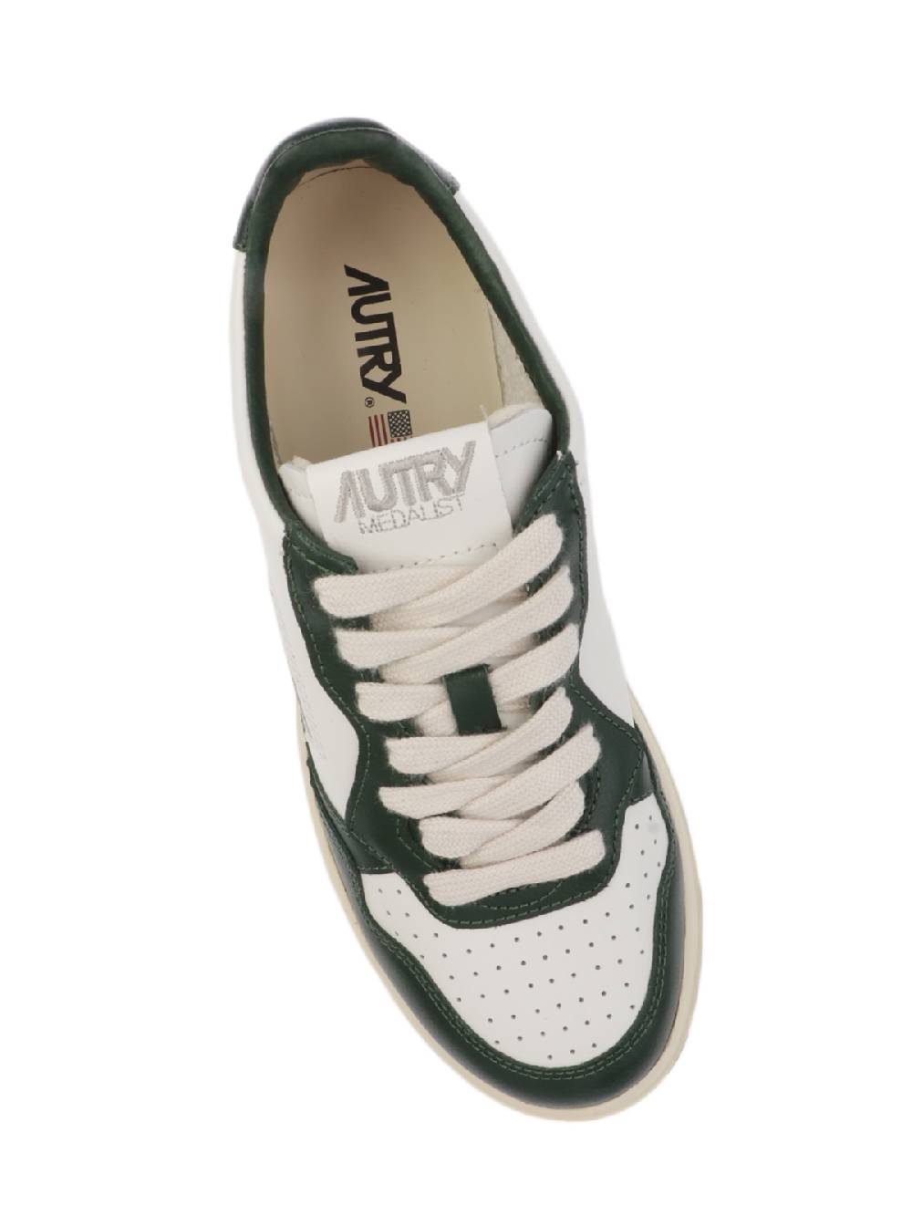 AUTRY Sneakers Donna Medalist Low in Pelle Bicolore Vendita Calda