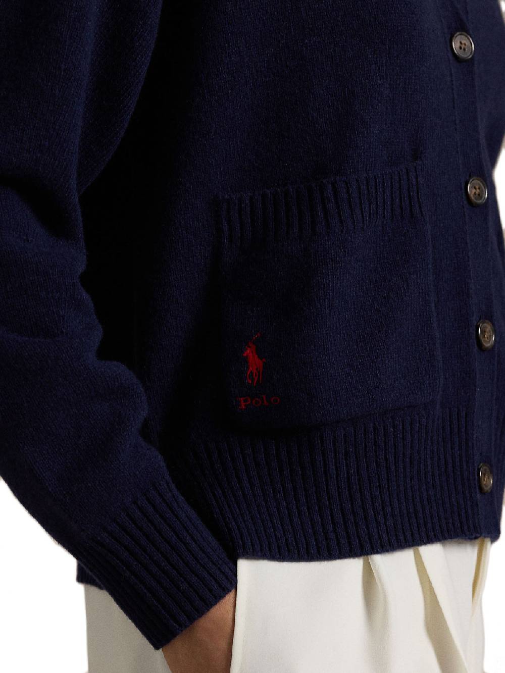 Polo Ralph Lauren Long Sleeve Cardigan Fino Al -60%