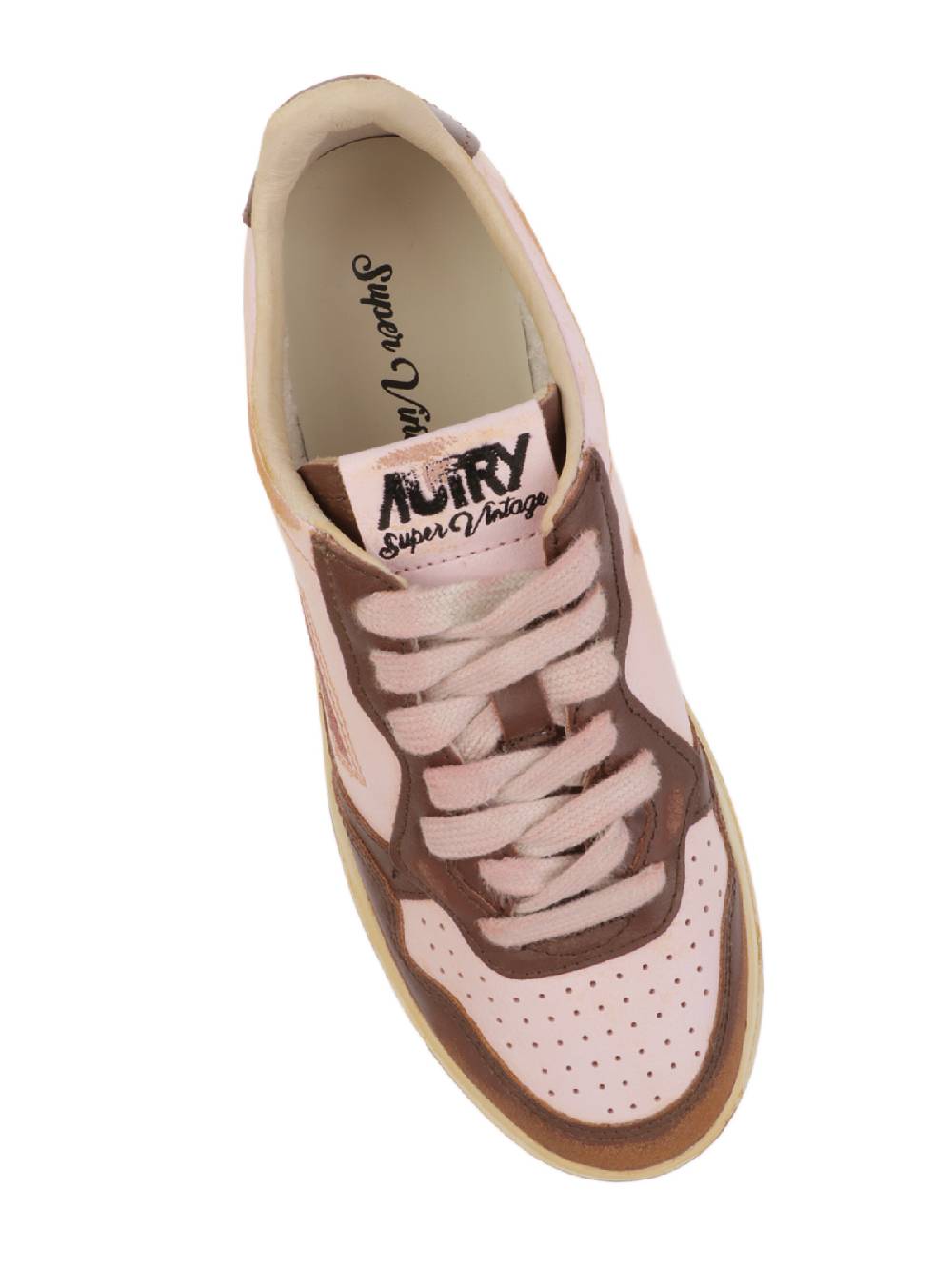 AUTRY Sneakers Donna Super Vintage in Pelle Prezzo Ridotto