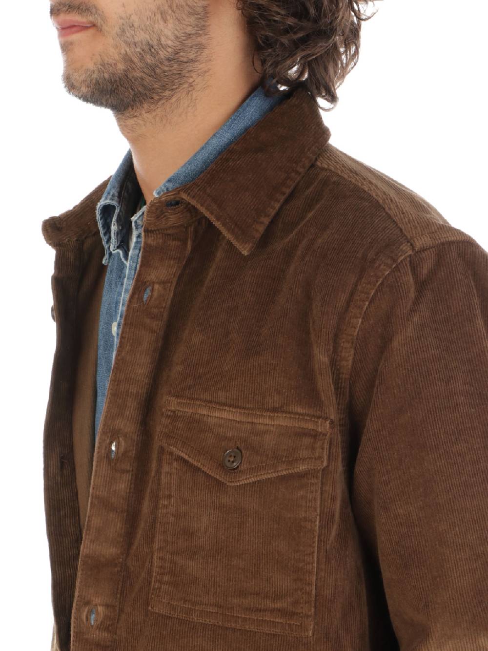 BARBOUR Overshirt Uomo Corduroy Promozione