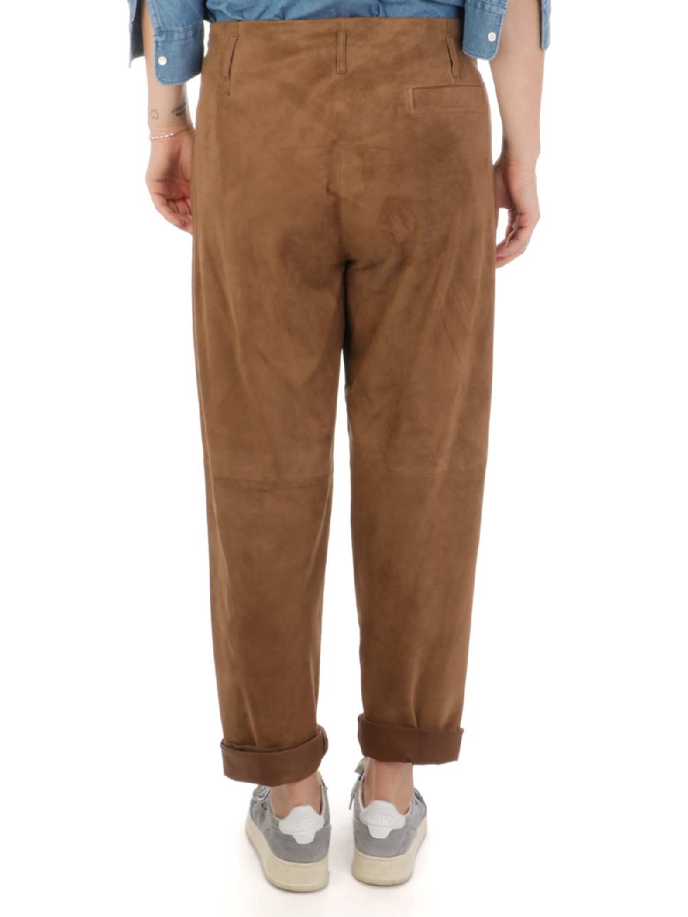 KILTIE Pantaloni Donna Arles in Suede Fino Al -60%