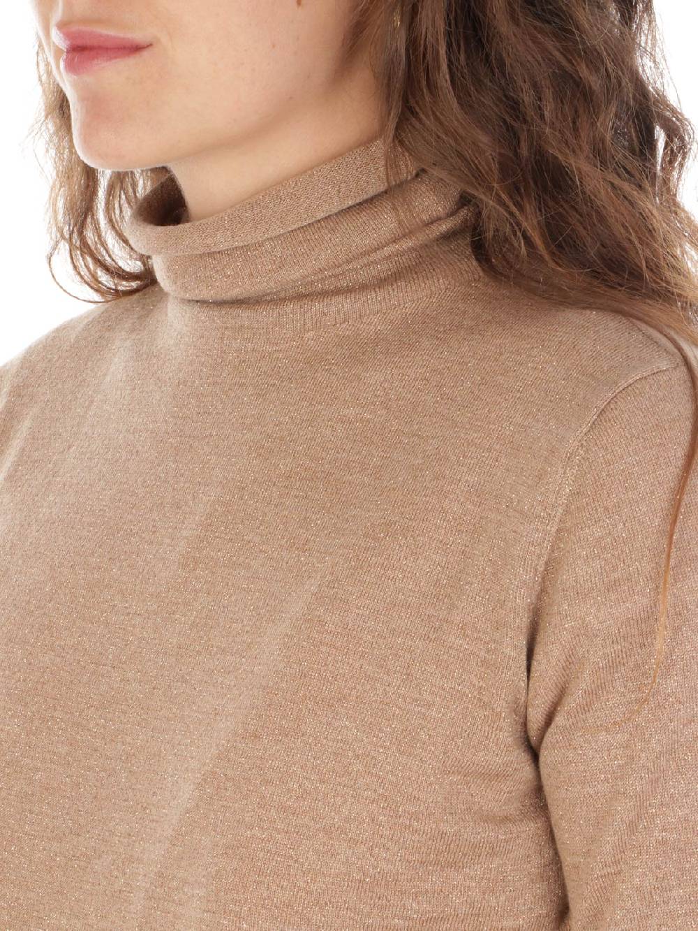 QUILISIA Dolcevita Donna Lurex in Lana Merino Economico