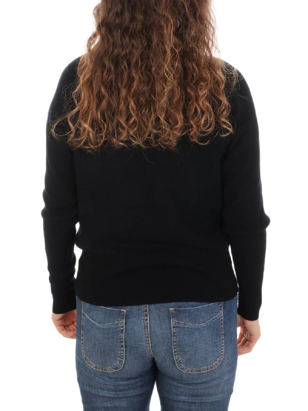 QUILISIA Maglia Donna a Coste in Lana e Cashmere Negozio