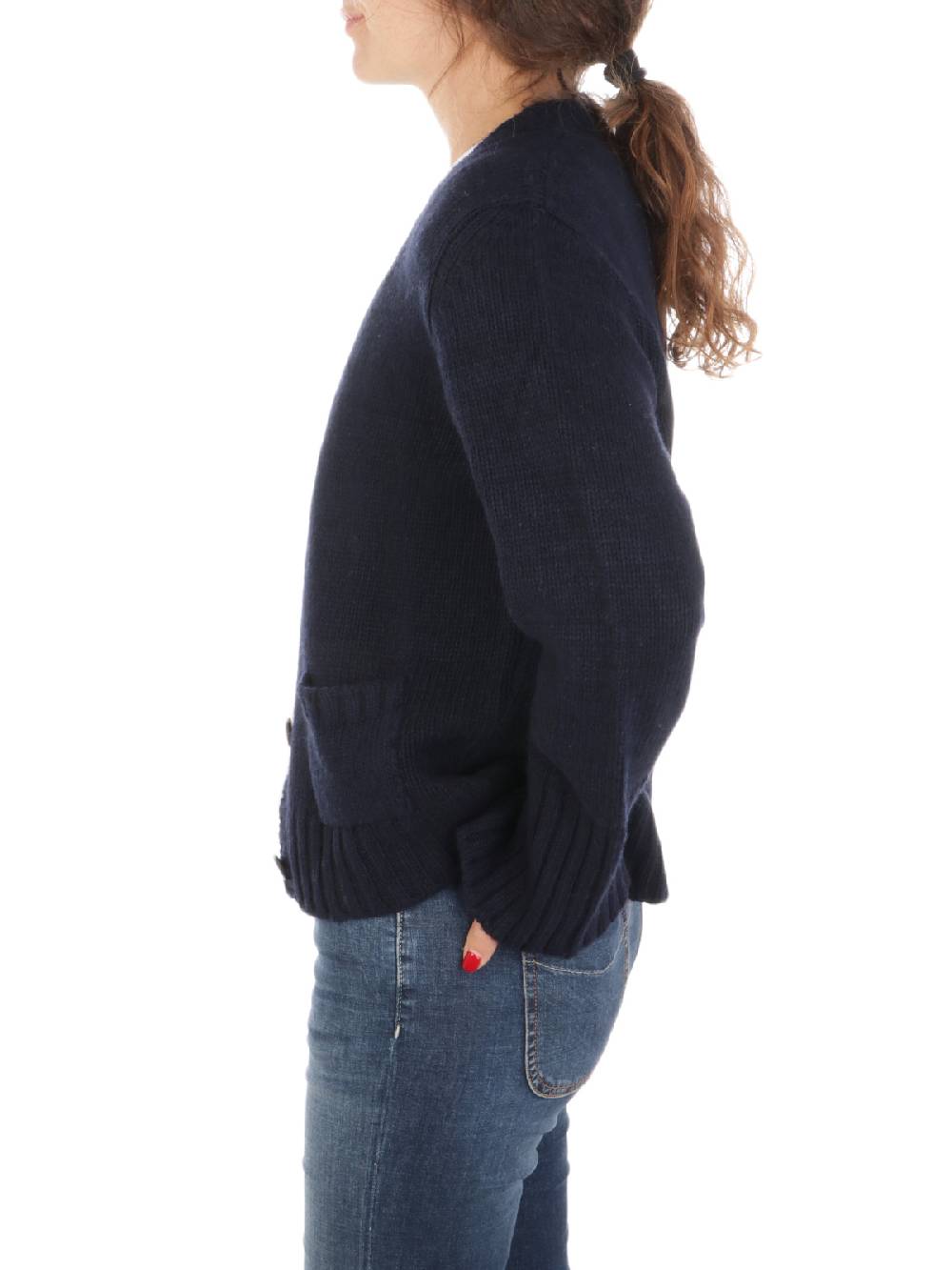 19.61 MILANO Cardigan Donna in Lana e Cashmere Vendite Flash
