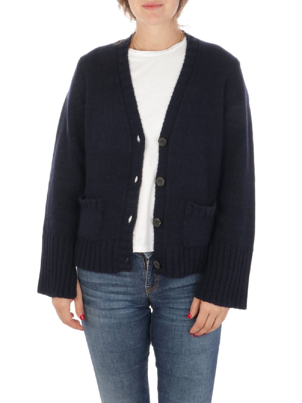 19.61 MILANO Cardigan Donna in Lana e Cashmere Vendite Flash