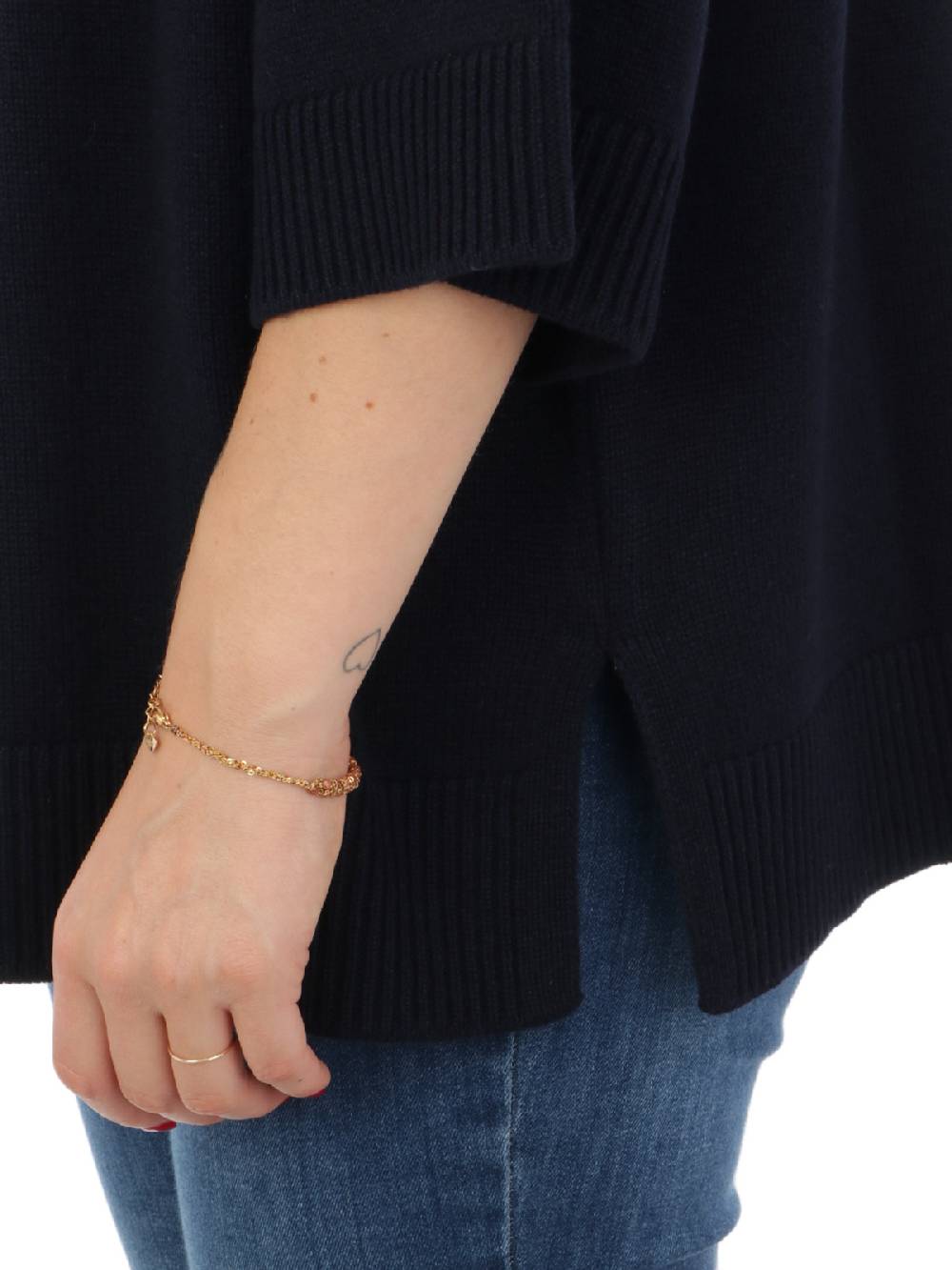 GRAN SASSO Dolcevita Donna Raglan in Lana e Cashmere Italy