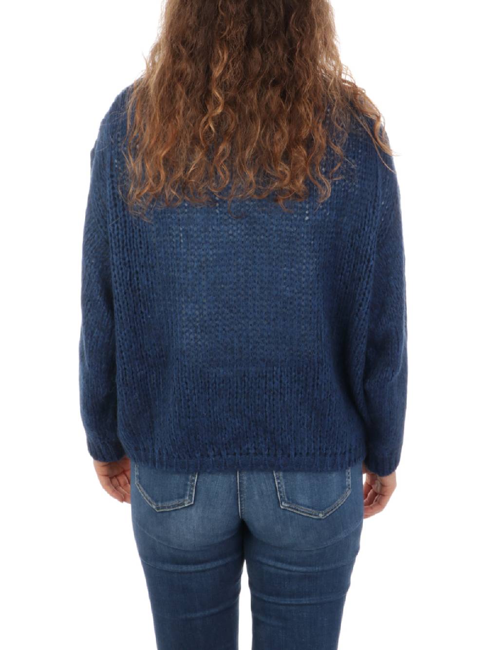 JE T'AIME Maglia Donna Lurex Collo Alto Nuovo