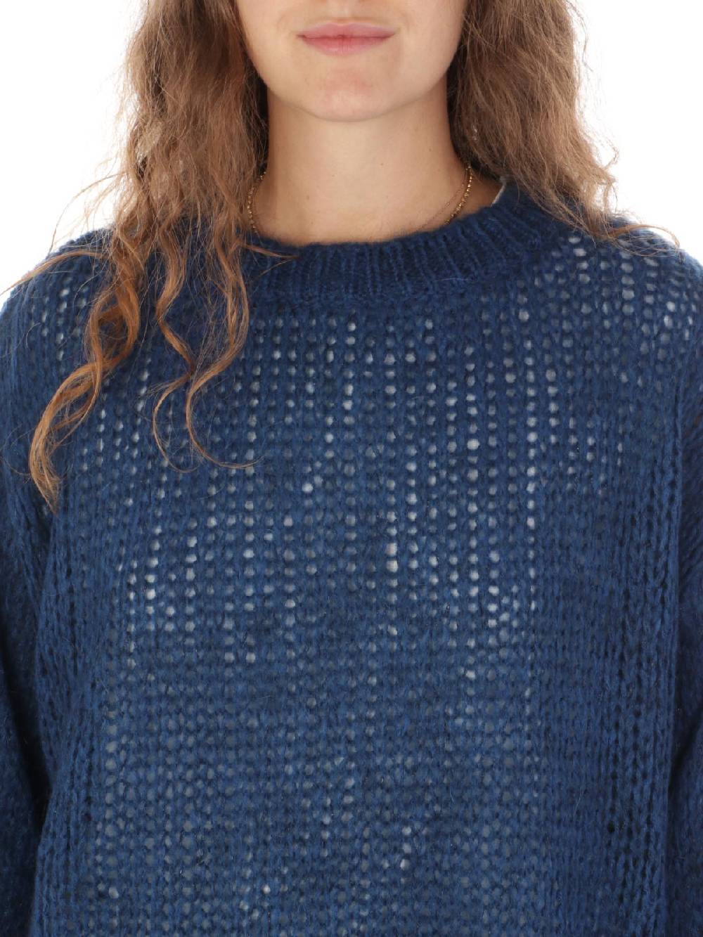 JE T'AIME Maglia Donna Lurex Collo Alto Nuovo