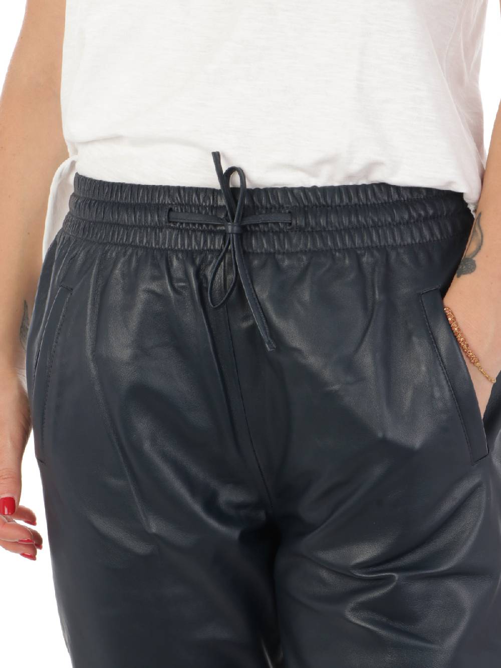 OAKWOOD Pantaloni Donna Gift in Pelle Vendita