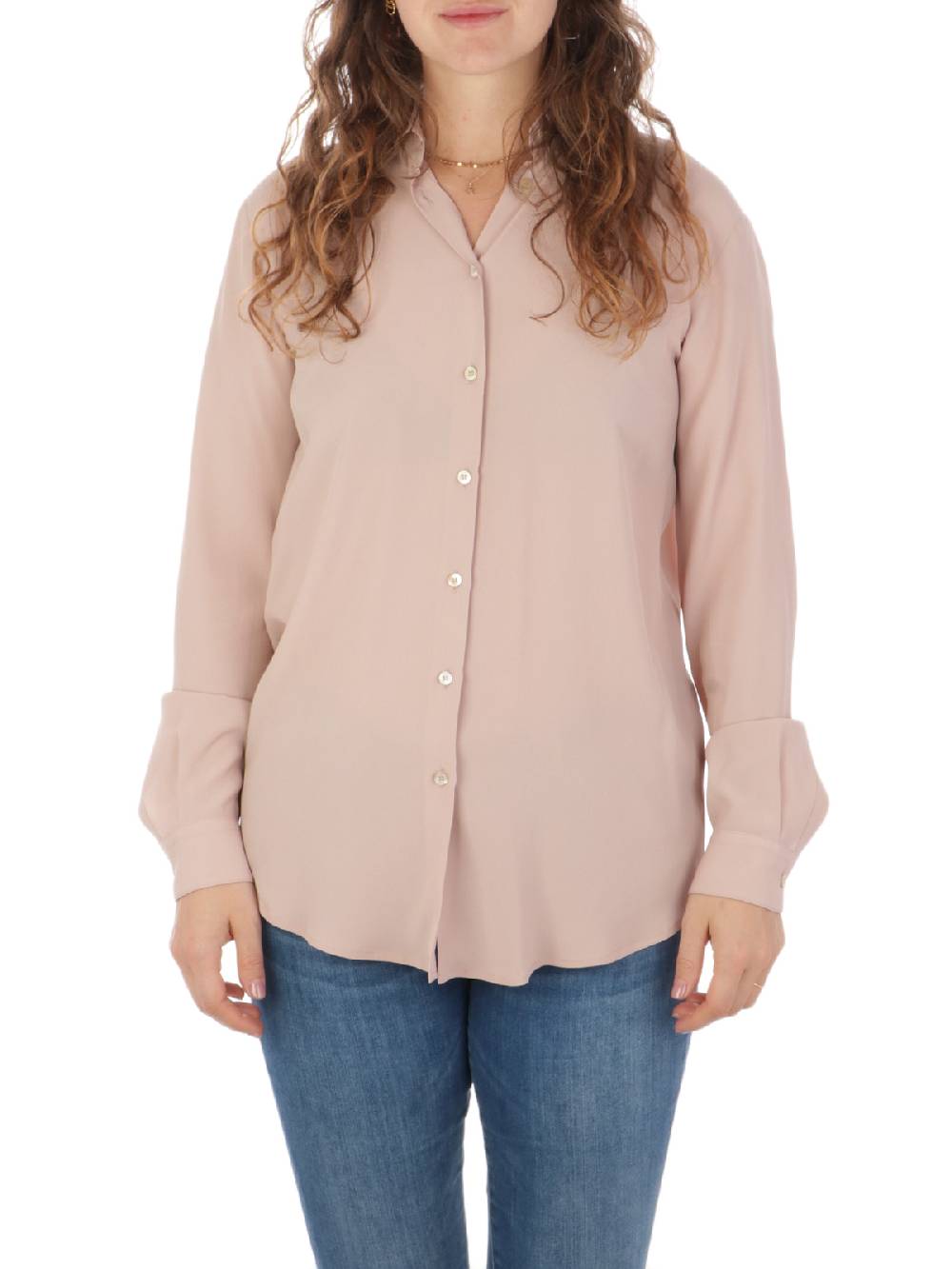 F.IT Camicia Donna in Misto Seta Soddisfazione Garantita