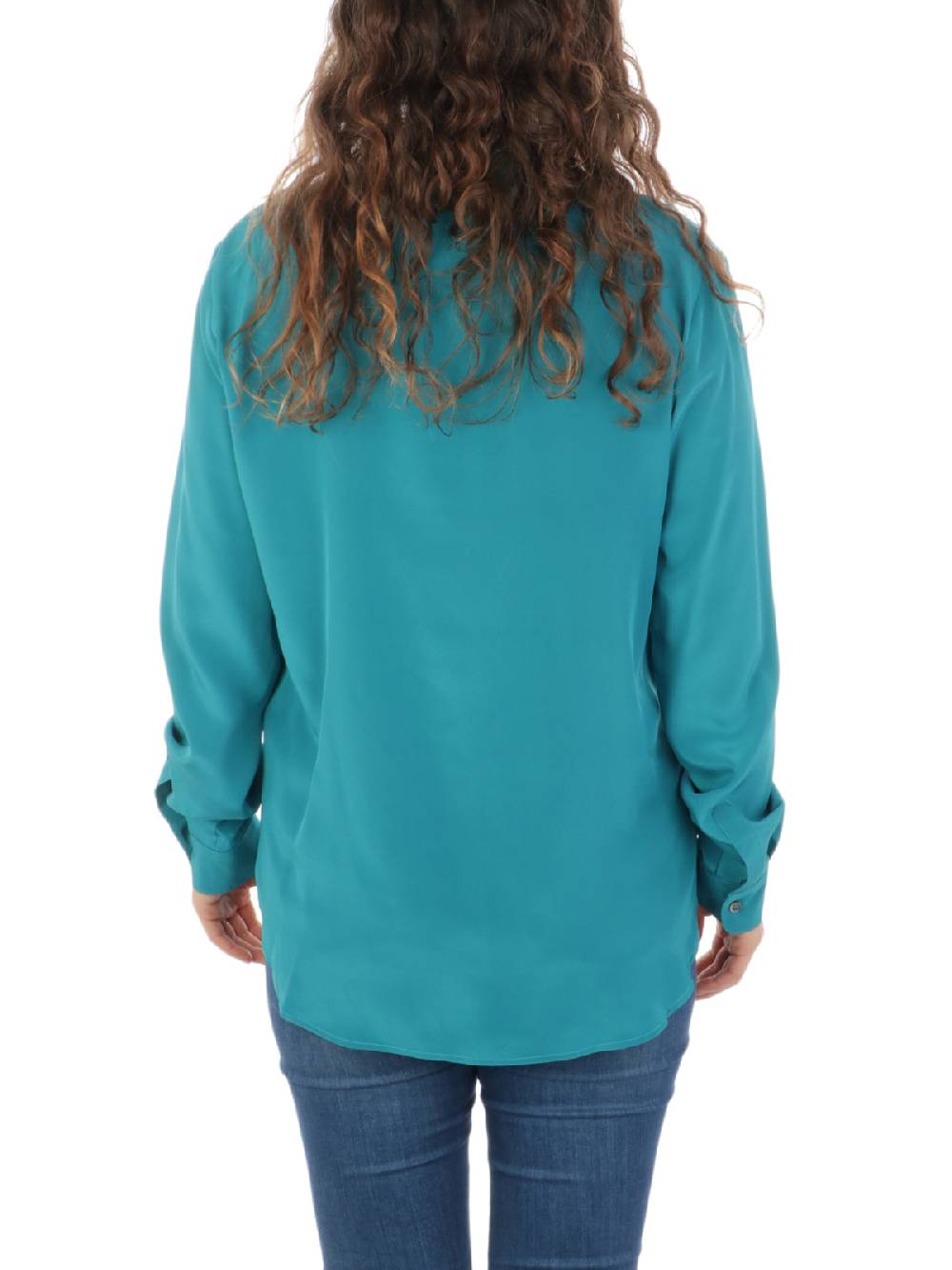 F.IT Camicia Donna in Misto Seta Qualità Garantita