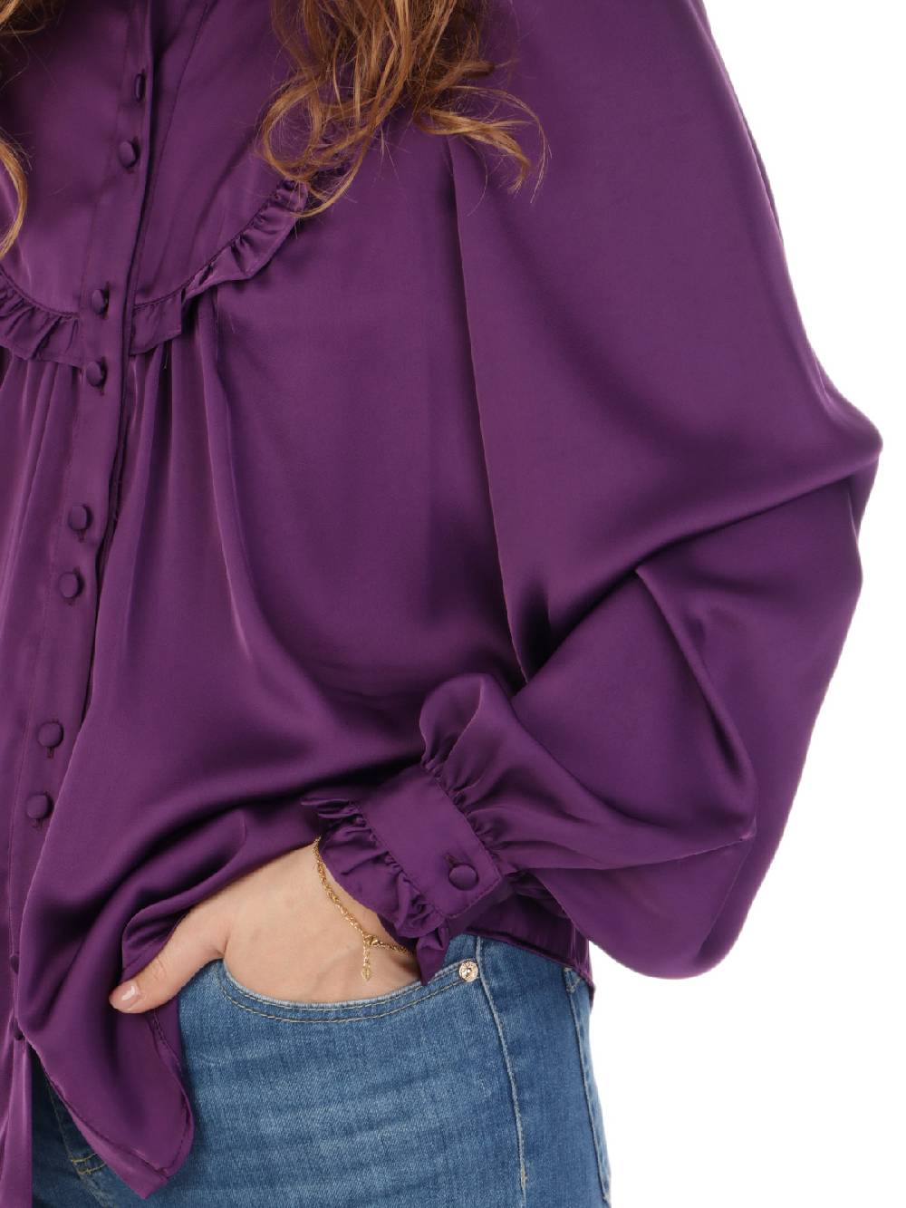 F.IT Camicia Donna con Rouches Acquista Ora