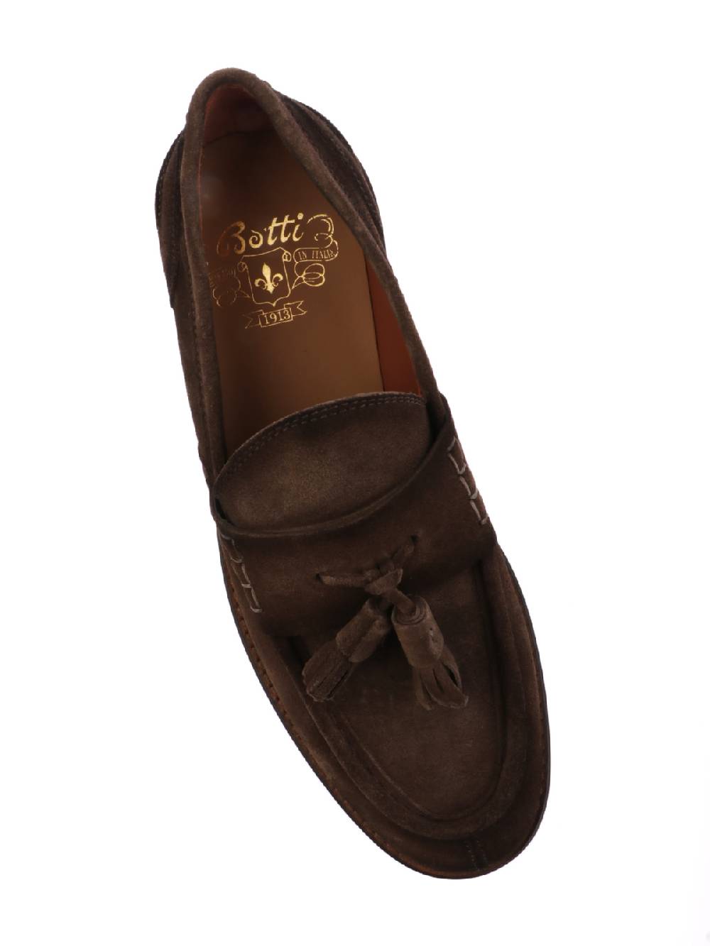 BOTTI Mocassino Uomo in Suede con Nappine Consegna Veloce