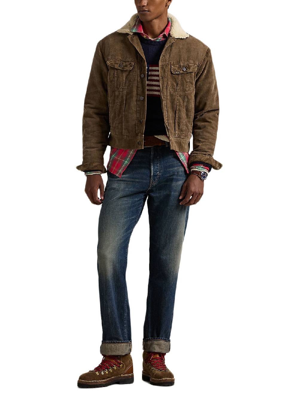 Polo Ralph Lauren Trucker Jacket In Saldo