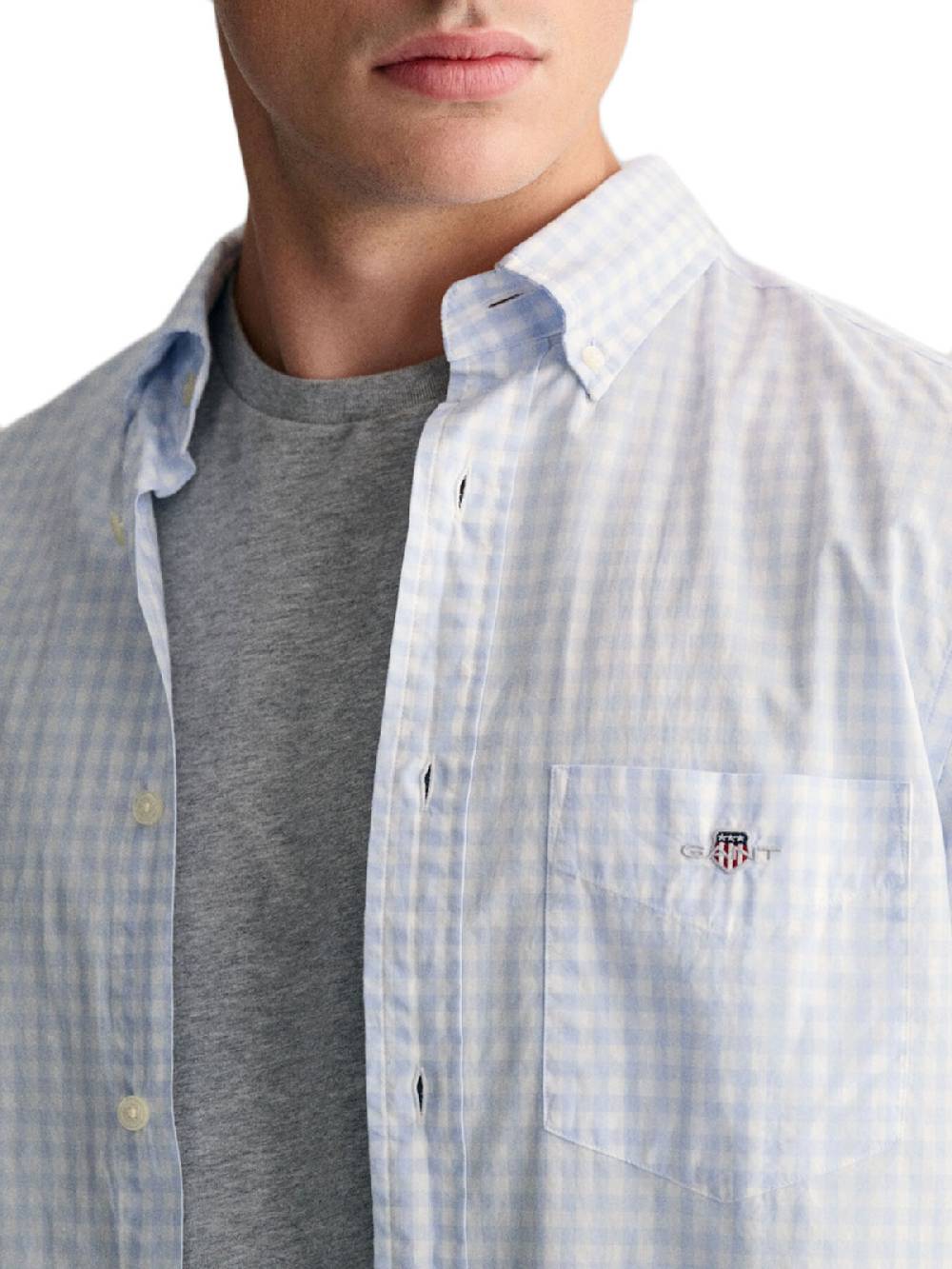 Gant Reg Classic Poplin Gingham Shirt Online