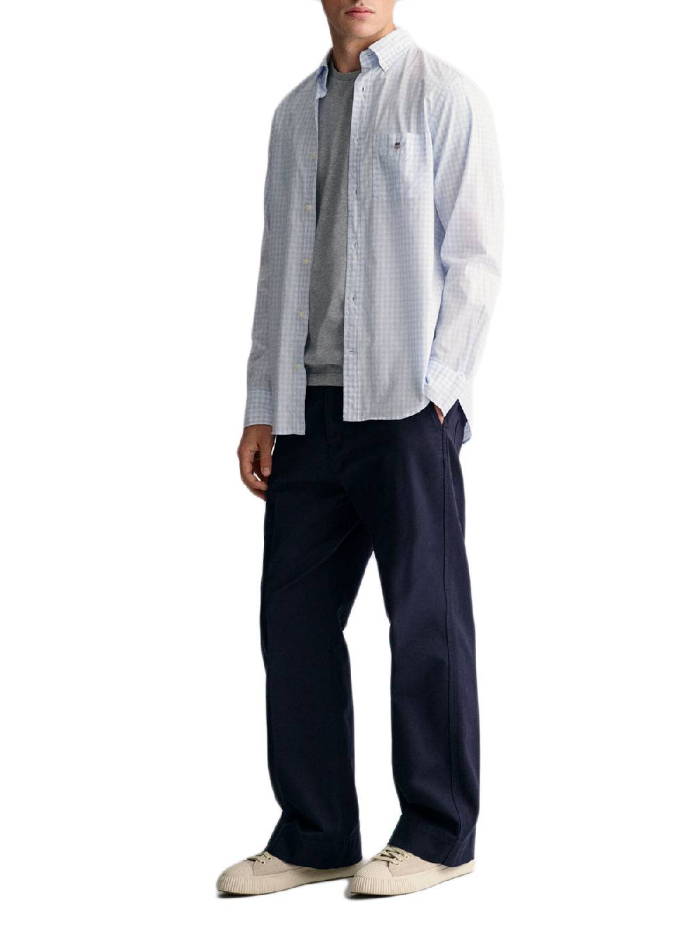 Gant Reg Classic Poplin Gingham Shirt Online
