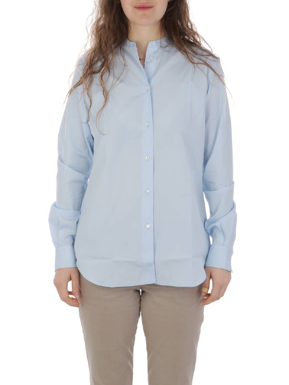 ASPESI Camicia Donna Coreana In Cotone Nuova