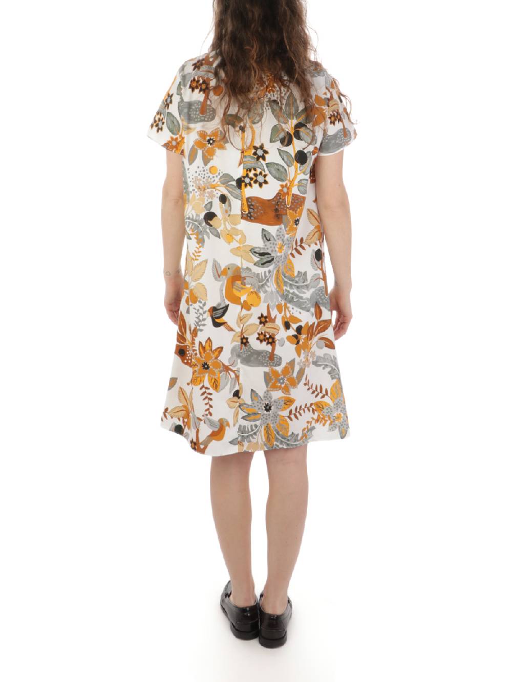 CALIBAN Abito Donna A Fiori In Cotone 2025