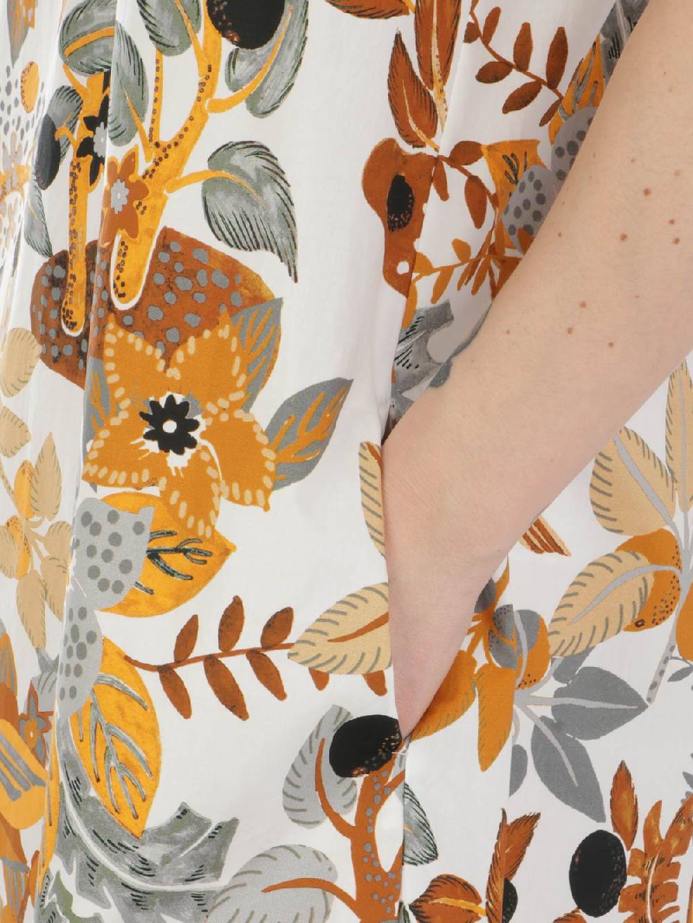 CALIBAN Abito Donna A Fiori In Cotone 2025