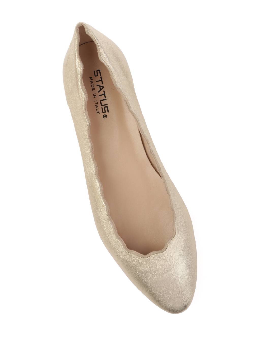 STATUS Ballerina Da Donna In Pelle Vendita