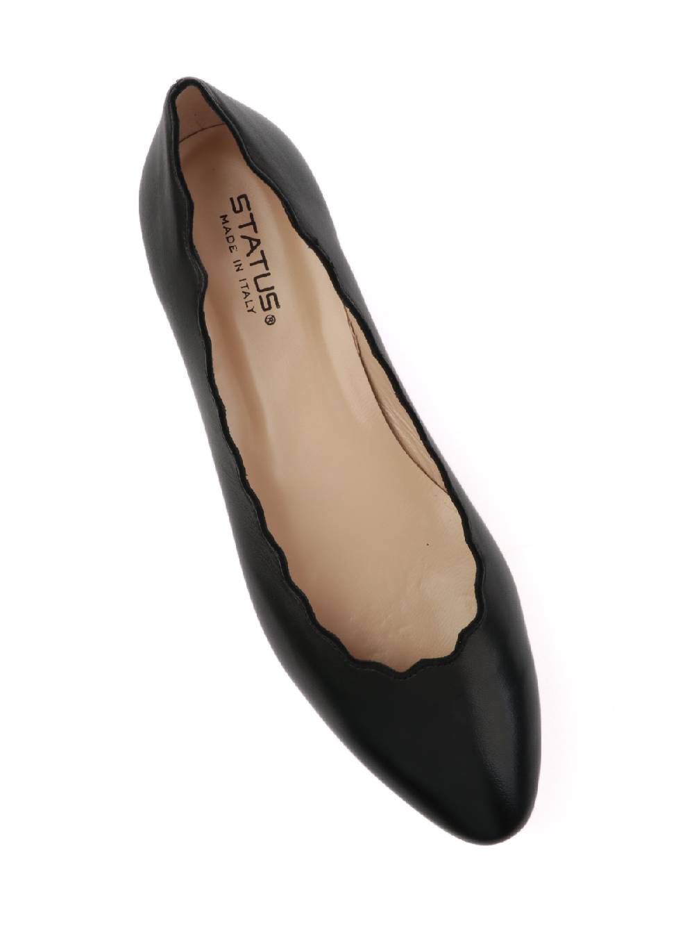 STATUS Ballerina Da Donna In Pelle Promozione