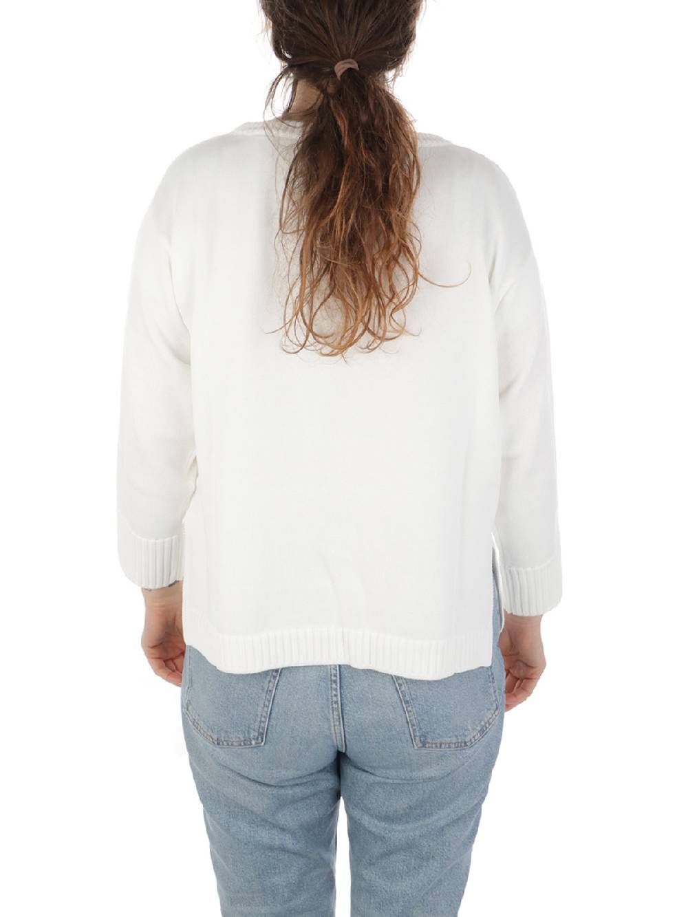 ROSSOPURO Maglia Donna Over In Cotone Affare Del Giorno