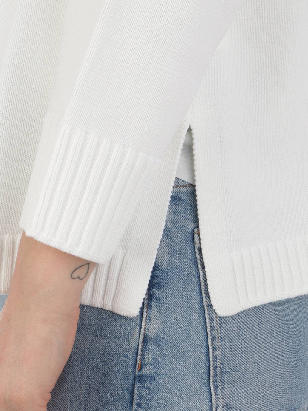 ROSSOPURO Maglia Donna Over In Cotone Affare Del Giorno
