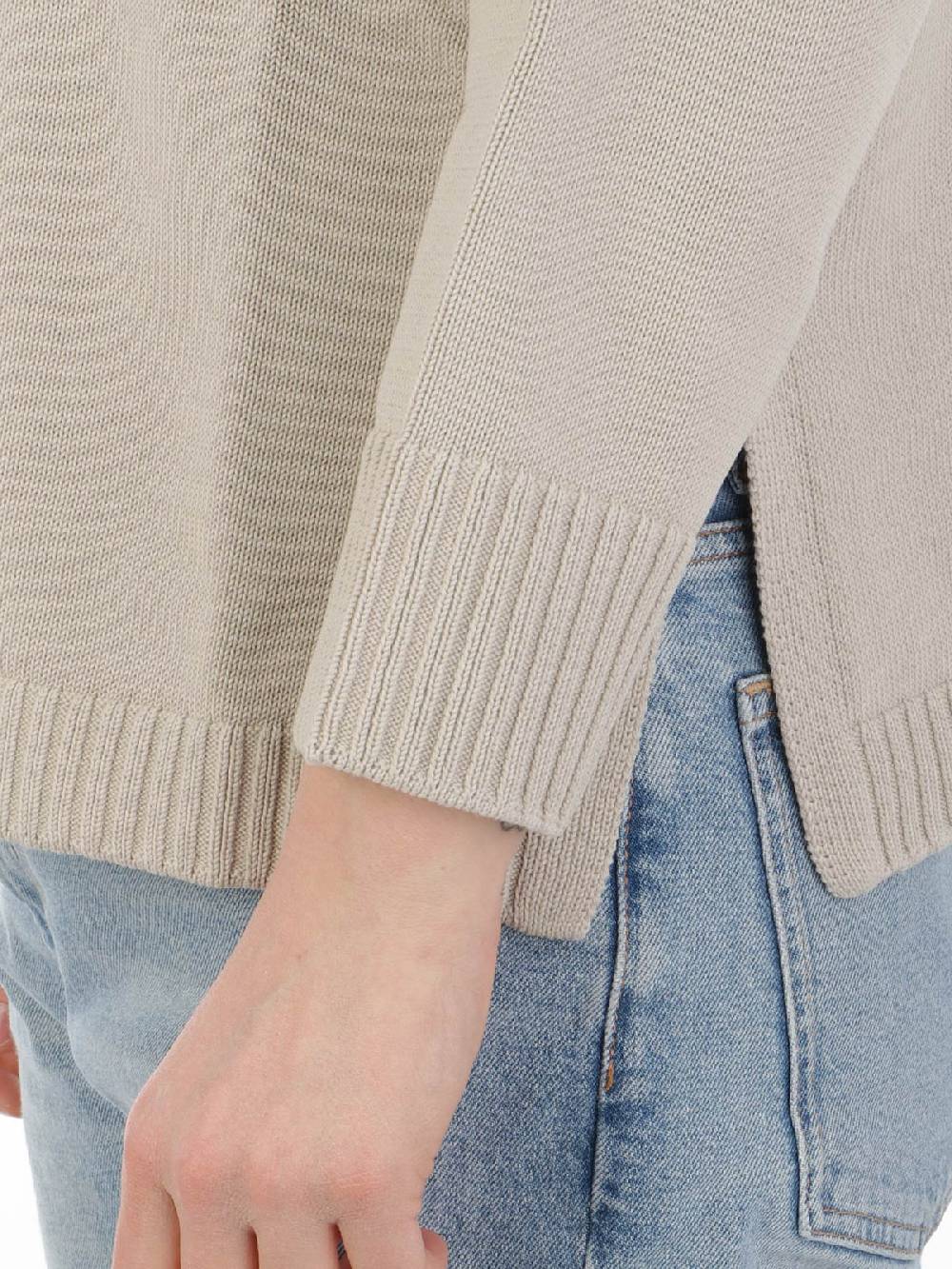 ROSSOPURO Maglia Donna Over In Cotone Prezzo Ridotto