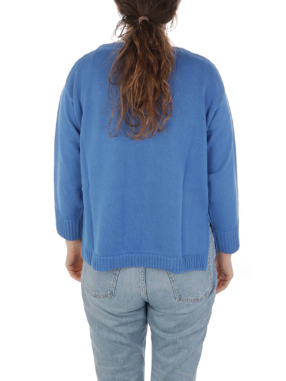 ROSSOPURO Maglia Donna Over In Cotone Novità