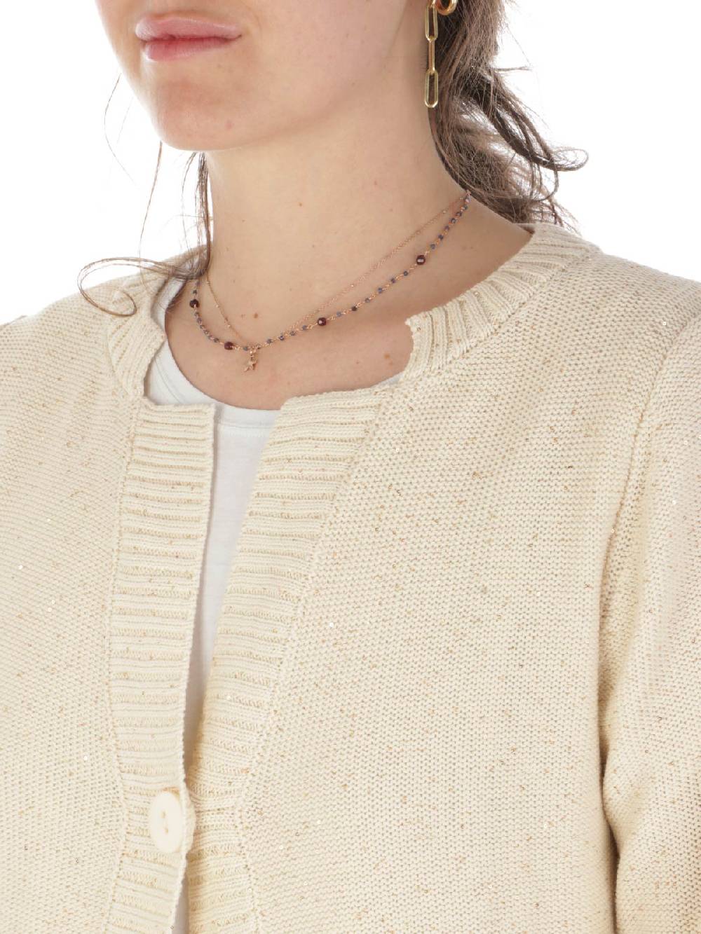 MAIDA MILA Cardigan Donna Con Paillettes Offerta