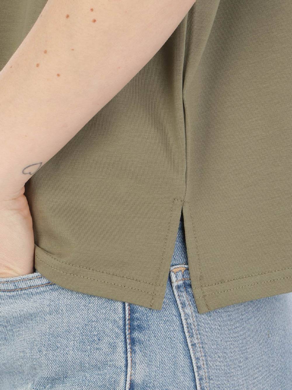 MAIDA MILA Blusa Ampia Donna In Cotone Stretch Vendite Flash