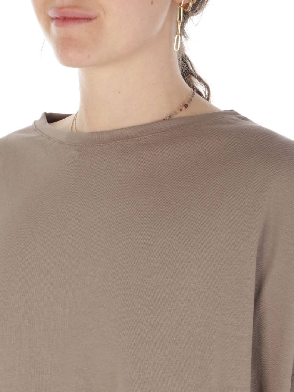 MAIDA MILA Blusa Ampia Donna In Cotone Stretch In Saldo