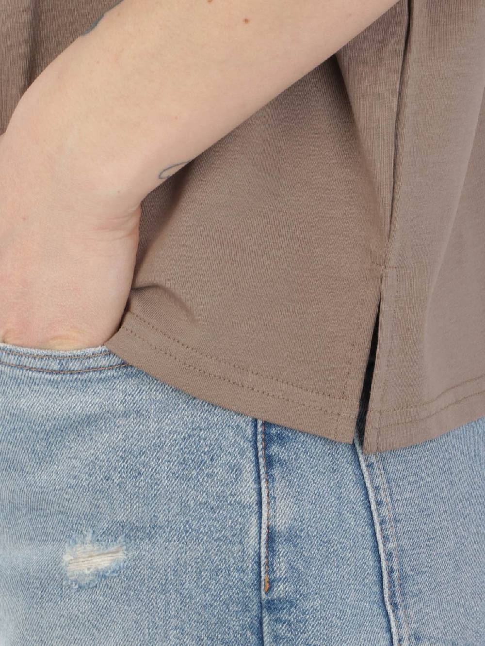 MAIDA MILA Blusa Ampia Donna In Cotone Stretch In Saldo