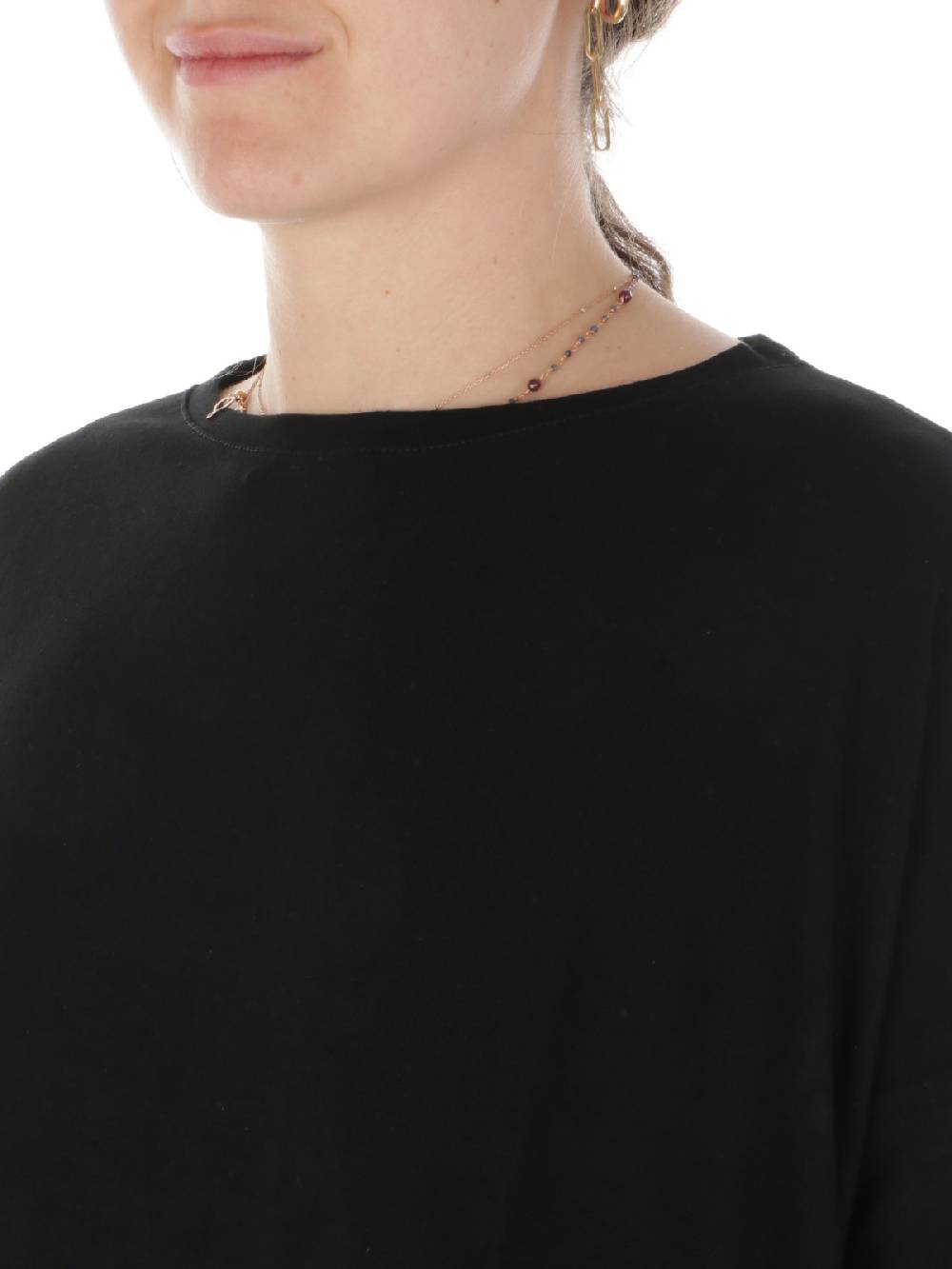MAIDA MILA Blusa Ampia Donna In Cotone Stretch Nuova