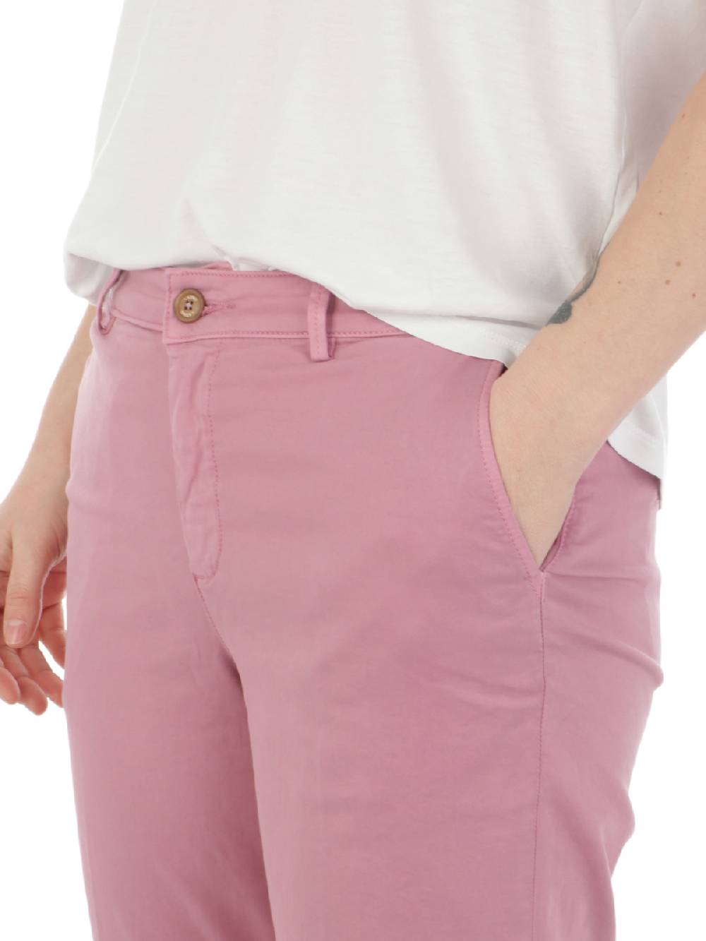 LATINO' Pantaloni Donna Michela Stretch Nuovo
