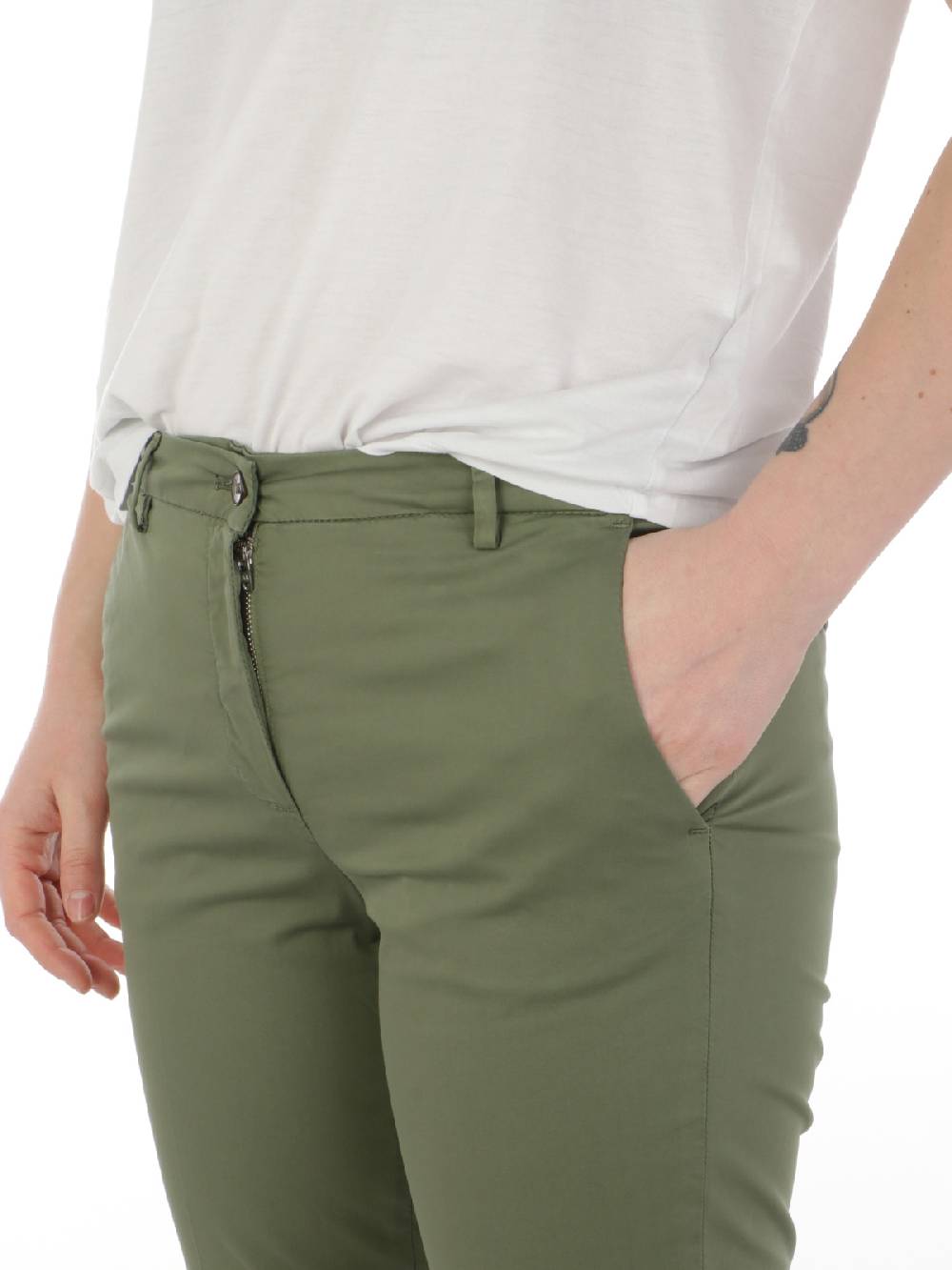 BRIGLIA 1949 Pantaloni Donna Nicole in Cotone Stretch Promozione