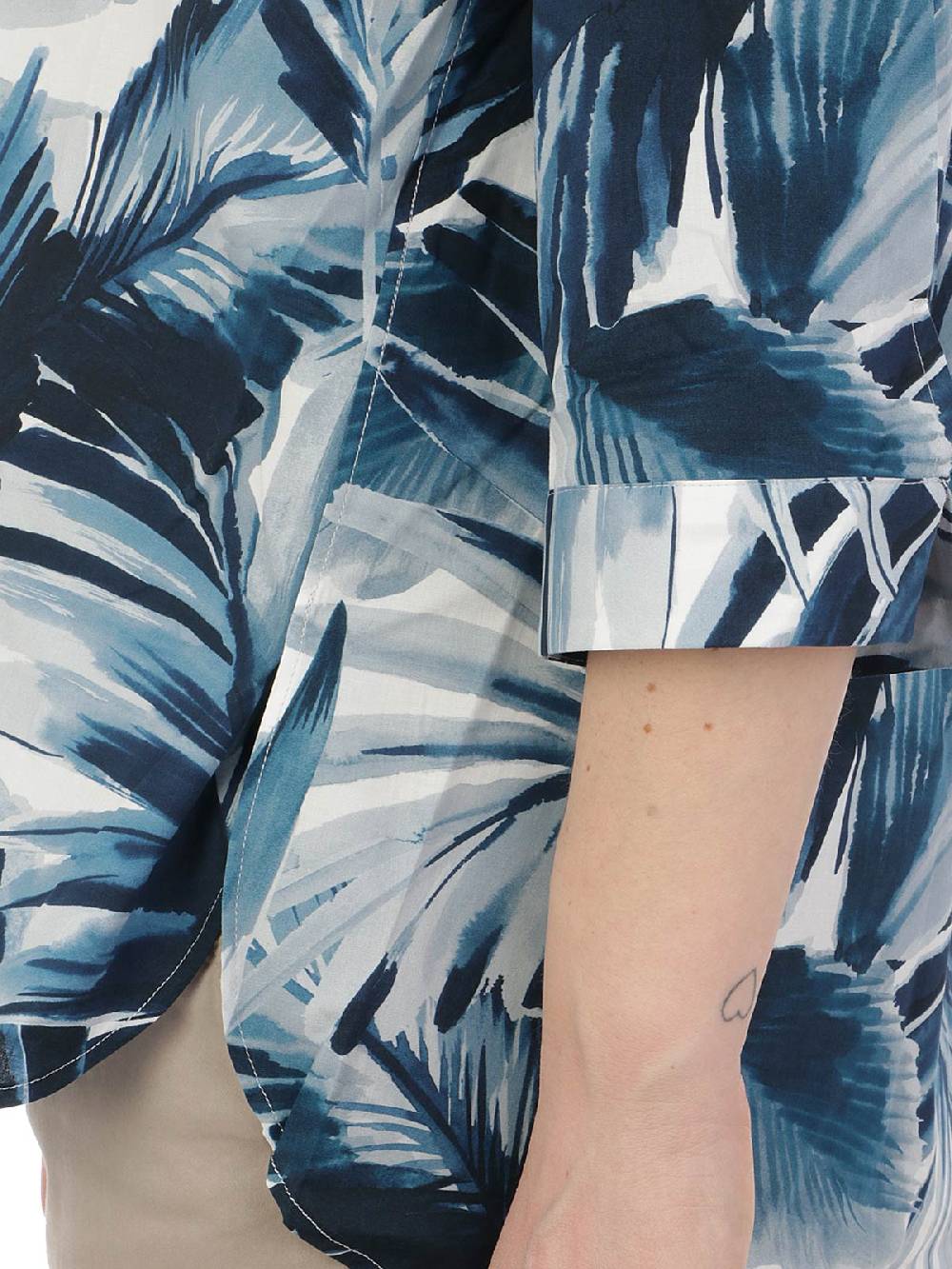 CALIBAN Camicia Donna A Fiori Stretch Shopping Online