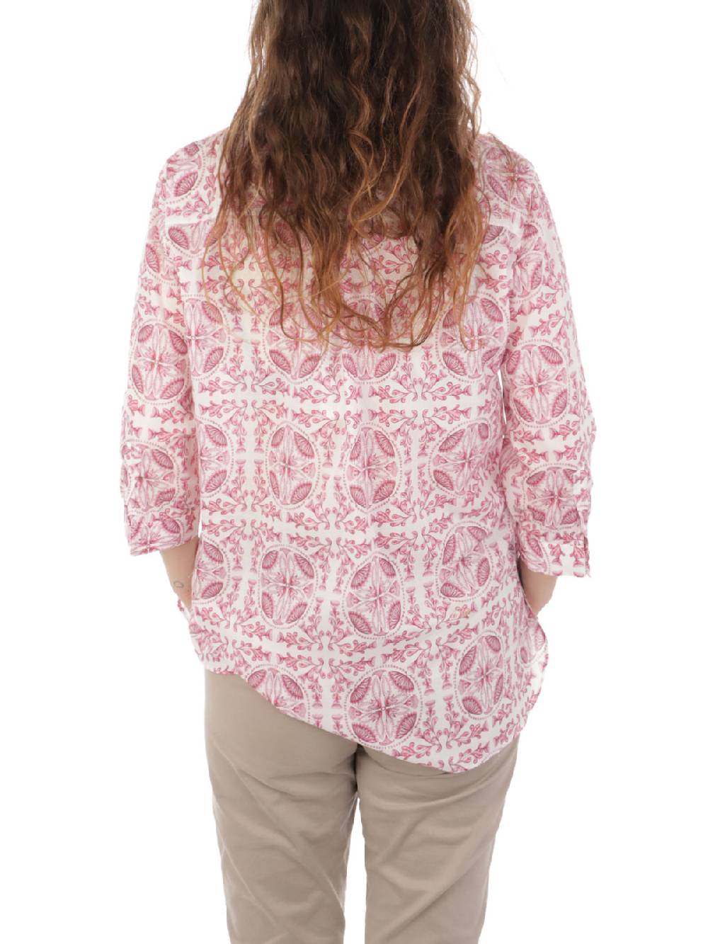 CALIBAN Camicia Donna In Cotone A Fiori Sconto