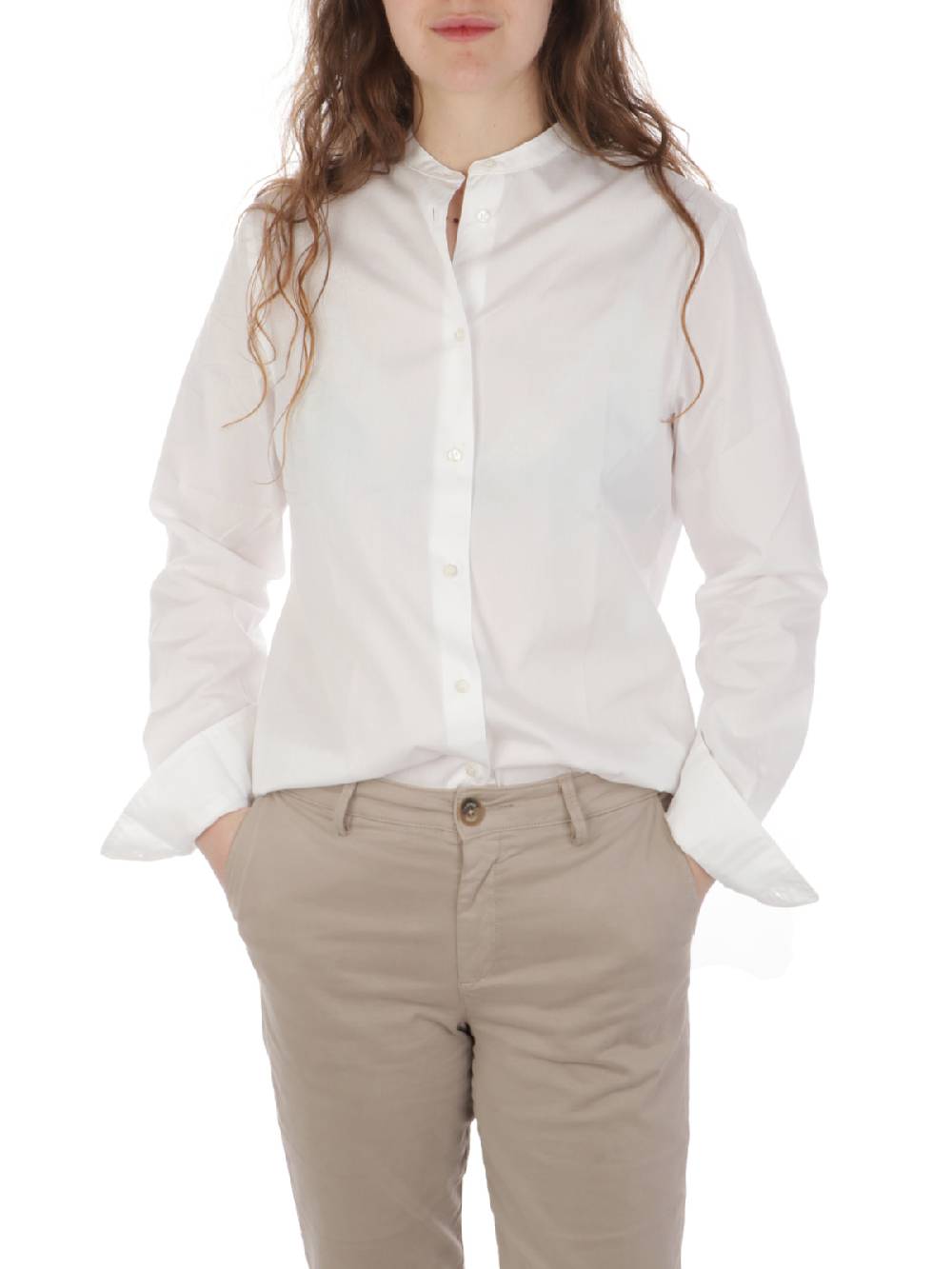 ASPESI Camicia Donna Coreana In Cotone Economico